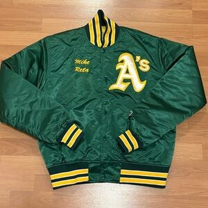 Diamond Collection Starter Bomber Jacket Oakland Athletics